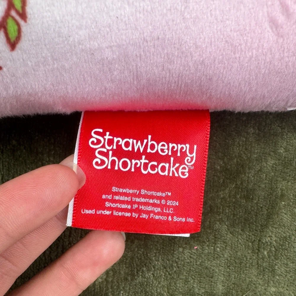 Strawberry Shortcake Pink Plush Decorative Throw Pillow Jay Franco 12x12 2024